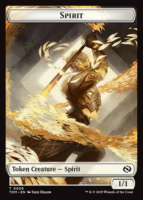 Spirit · Tarkir: Dragonstorm Tokens 6/16