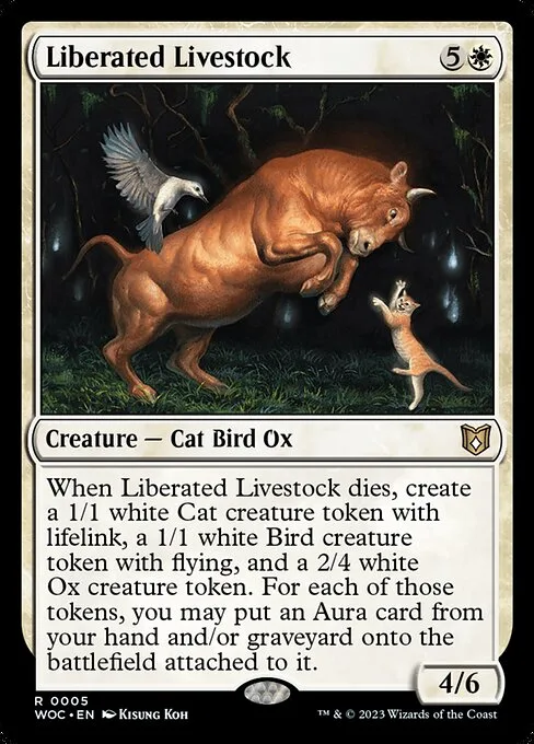 Liberated Livestock · Wilds of Eldraine Commander 5/173