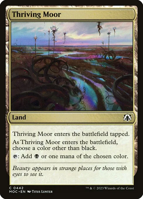 Thriving Moor · March of the Machine Commander 442/450
