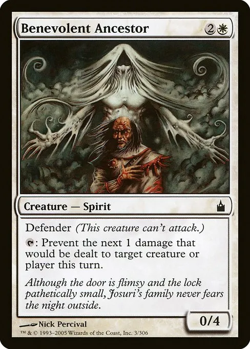 Benevolent Ancestor · Ravnica: City of Guilds 3/306