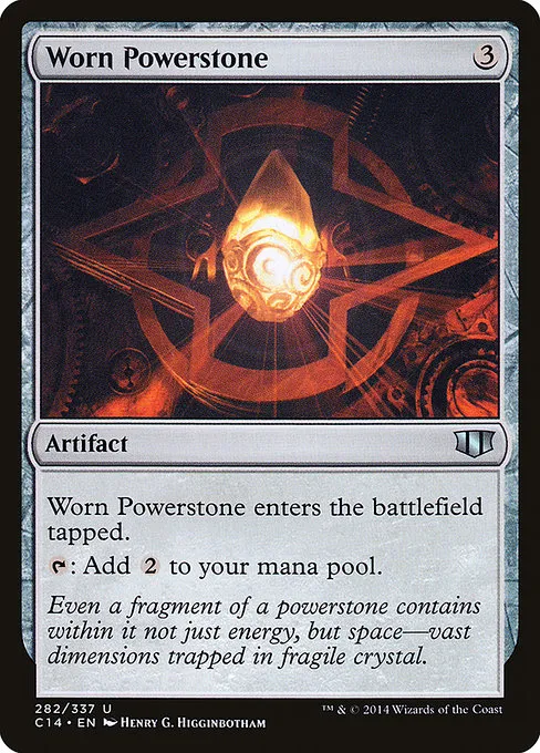 Worn Powerstone · Commander 2014 282/337