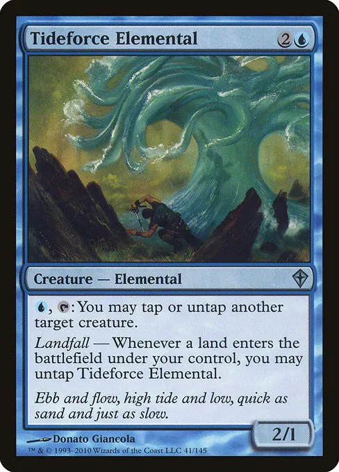 Tideforce Elemental · Worldwake 41/145
