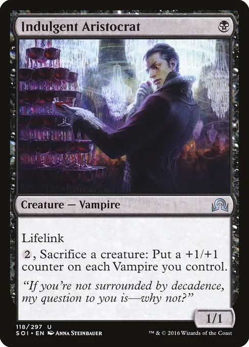 Indulgent Aristocrat · Shadows over Innistrad 118/302