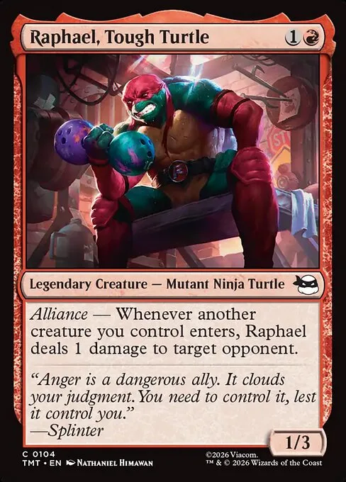 Raphael, Tough Turtle · Teenage Mutant Ninja Turtles 104/320