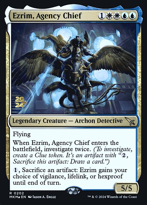 Ezrim, Agency Chief · Murders at Karlov Manor Promos 202s/180