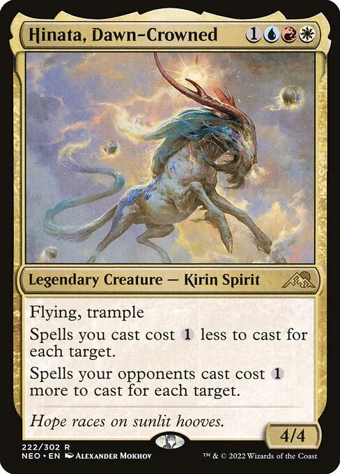 Hinata, Dawn-Crowned · Kamigawa: Neon Dynasty 222/531