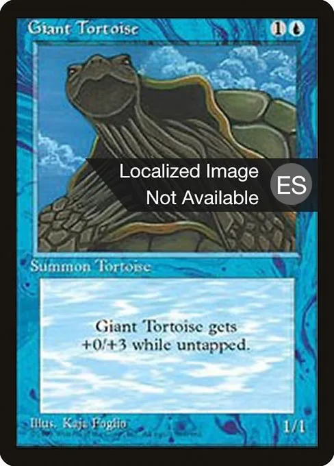 Giant Tortoise · Fourth Edition Foreign Black Border 76/378
