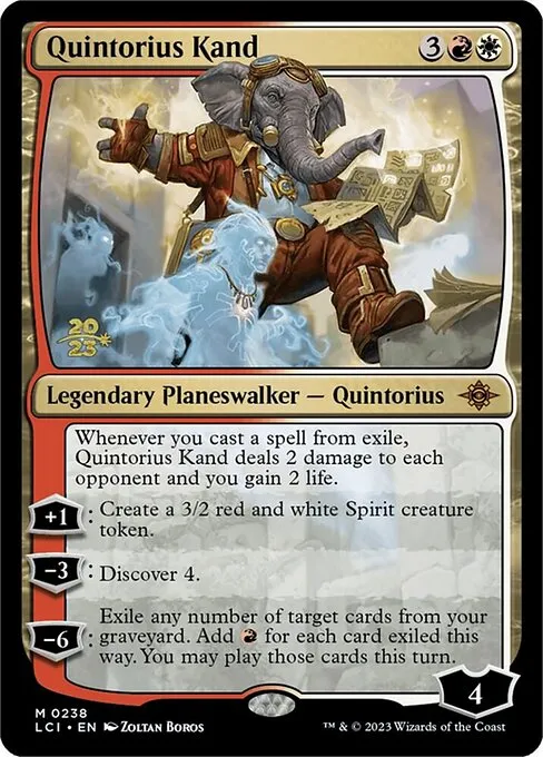 Quintorius Kand · The Lost Caverns of Ixalan Promos 238s/136