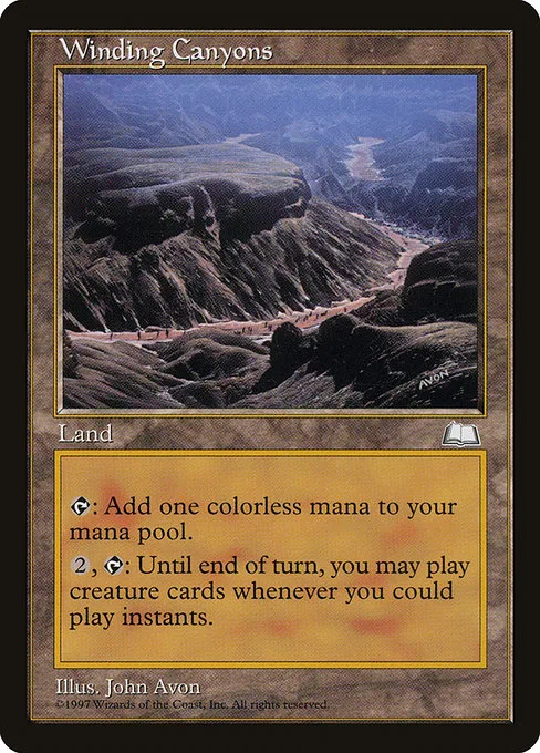 Winding Canyons · Weatherlight 167/167