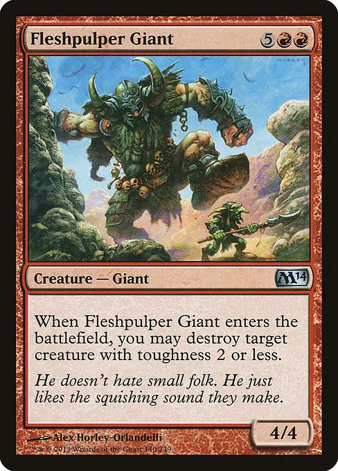 Fleshpulper Giant · Magic 2014 140/249