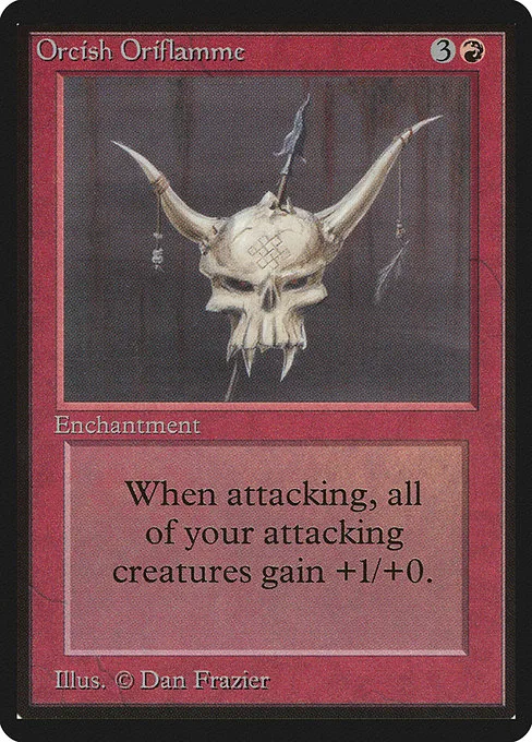 Orcish Oriflamme · Limited Edition Beta 167/302