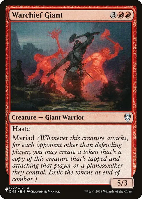 Warchief Giant · The List CM2-127/5050