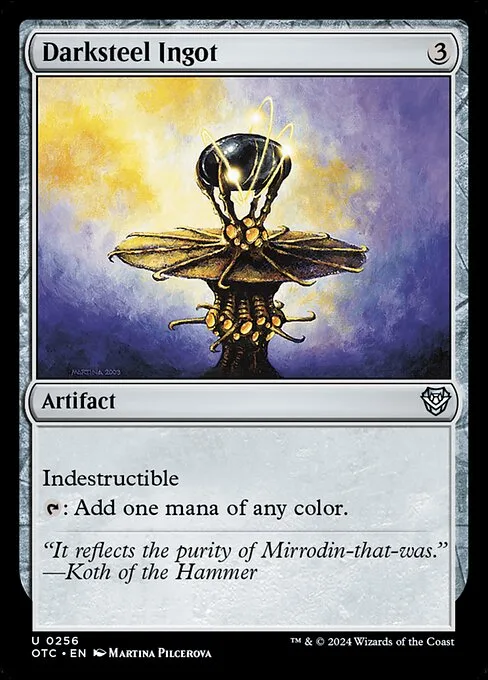Darksteel Ingot · Outlaws of Thunder Junction Commander 256/342