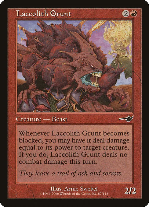Laccolith Grunt · Nemesis 87/143