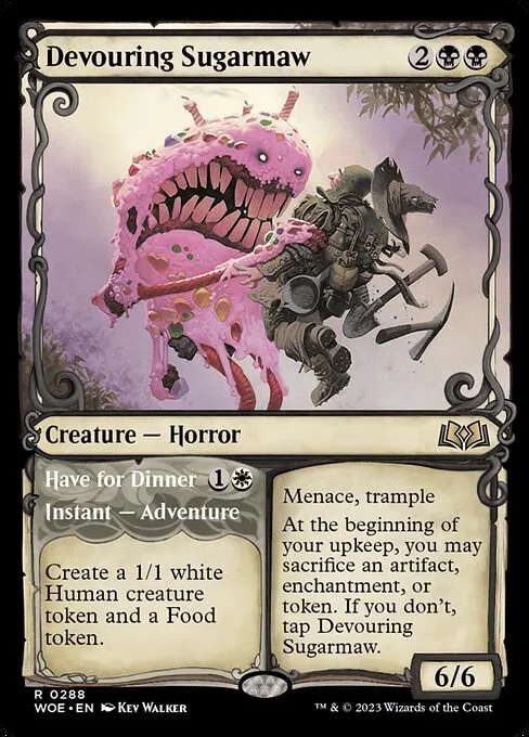 Devouring Sugarmaw // Have for Dinner · Wilds of Eldraine 288/381