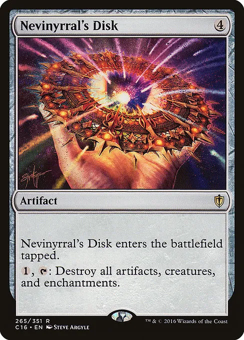 Nevinyrral's Disk · Commander 2016 265/351