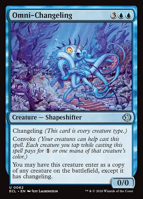 Omni-Changeling · Lorwyn Eclipsed 62/408