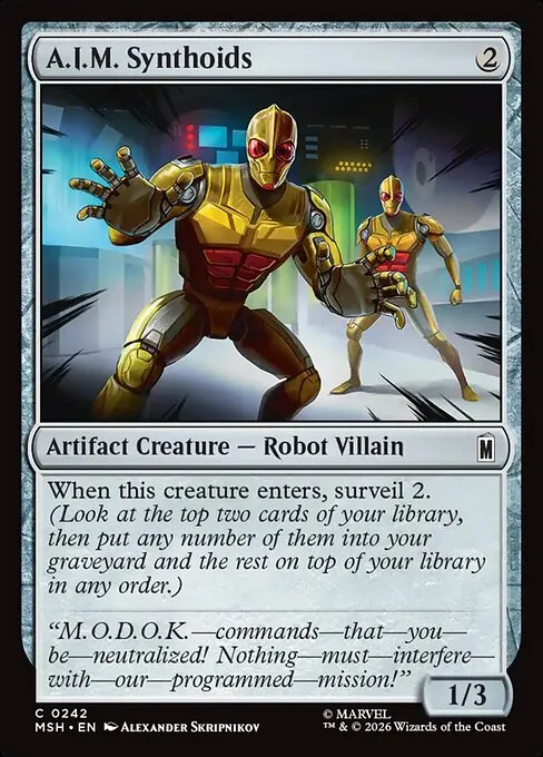A.I.M. Synthoids · Marvel Super Heroes 242/24