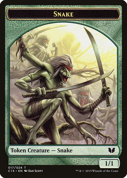 Snake · Commander 2015 Tokens 17/25
