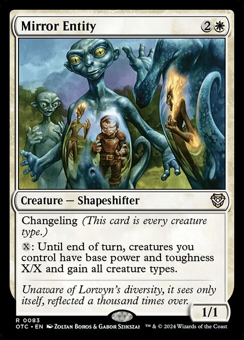 Mirror Entity · Outlaws of Thunder Junction Commander 83/342