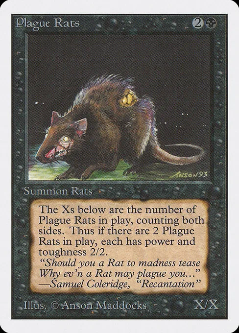Plague Rats · Unlimited Edition 122/302