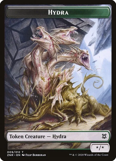 Hydra · Zendikar Rising Tokens 9/12