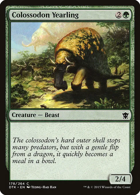Colossodon Yearling · Dragons of Tarkir 178/264