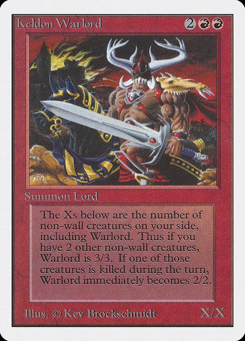 Keldon Warlord · Unlimited Edition 161/302