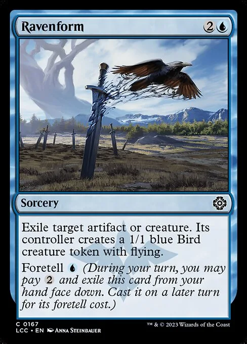 Ravenform · The Lost Caverns of Ixalan Commander 167/370