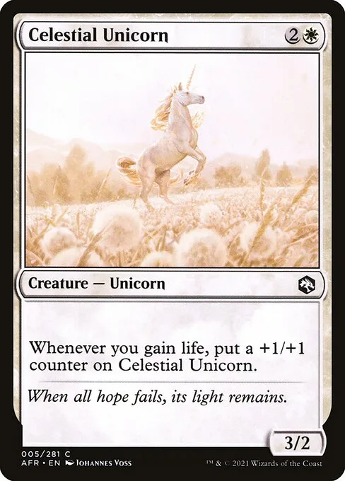 Celestial Unicorn · Adventures in the Forgotten Realms 5/424