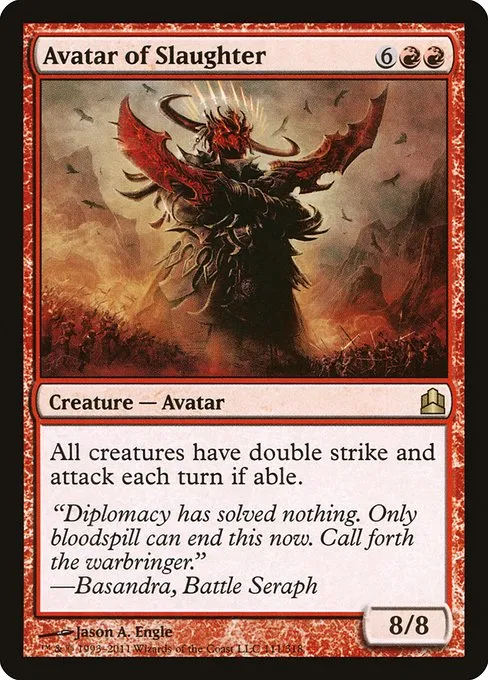 Avatar of Slaughter · Commander 2011 111/318