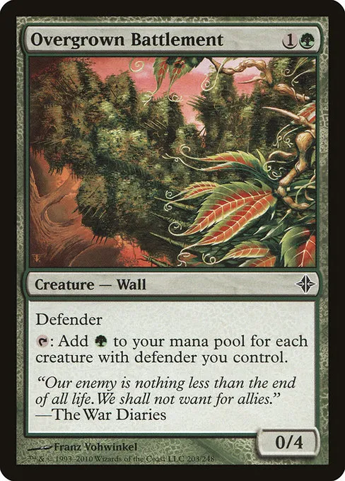 Overgrown Battlement · Rise of the Eldrazi 203/248