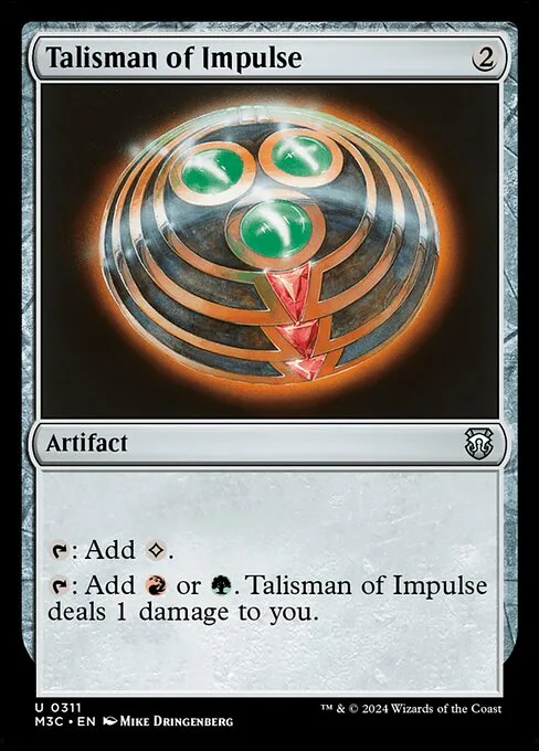 Talisman of Impulse · Modern Horizons 3 Commander 311/398