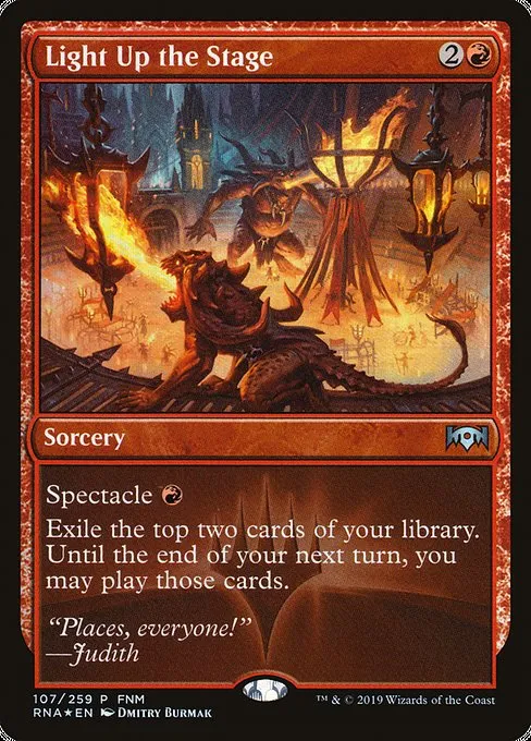 Light Up the Stage · Ravnica Allegiance Promos 107/81