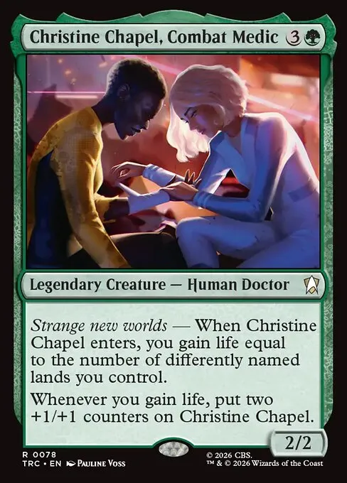 Christine Chapel, Combat Medic · Star Trek Commander 78/1