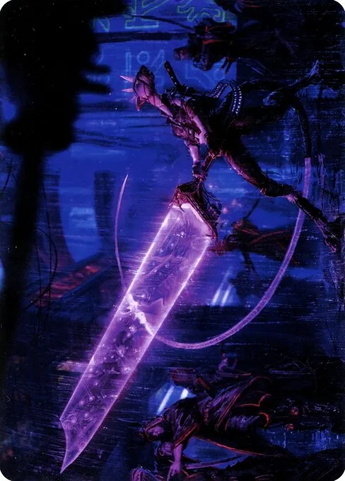 Enormous Energy Blade // Enormous Energy Blade · Neon Dynasty Art Series 16/81