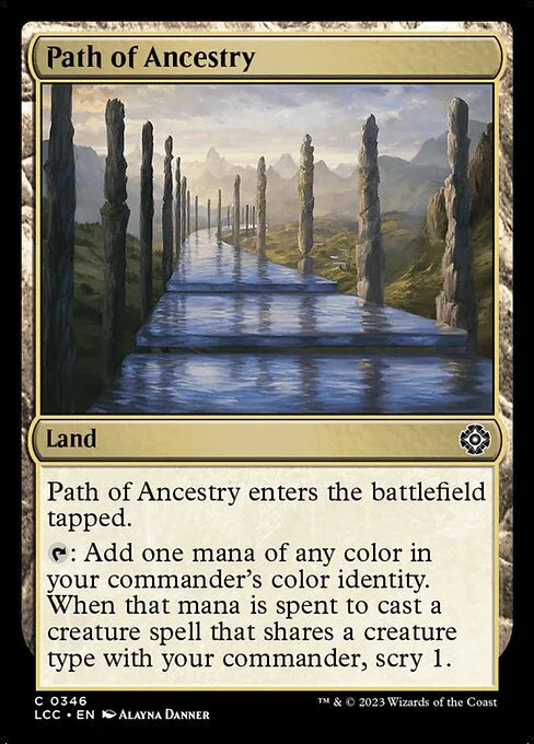 Path of Ancestry · The Lost Caverns of Ixalan Commander 346/370