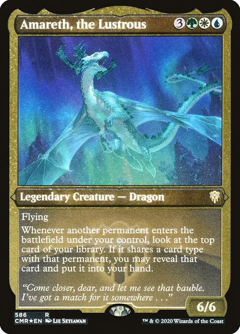 Amareth, the Lustrous · Commander Legends 586/718