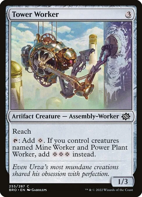 Tower Worker · The Brothers' War 255/399