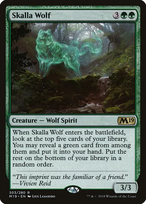 Skalla Wolf · Core Set 2019 303/314