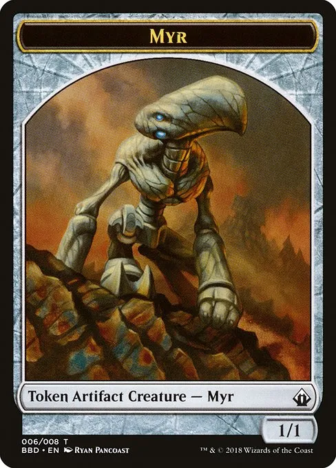 Myr · Battlebond Tokens 6/8