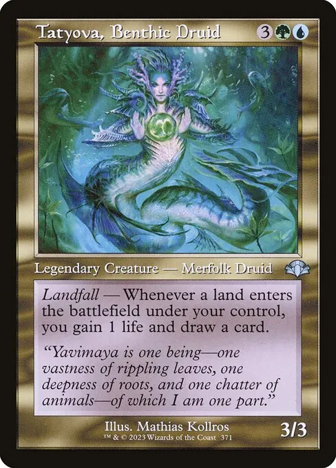 Tatyova, Benthic Druid · Dominaria Remastered 371/457