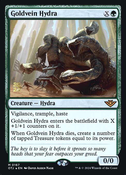 Goldvein Hydra · Outlaws of Thunder Junction Promos 167s/160
