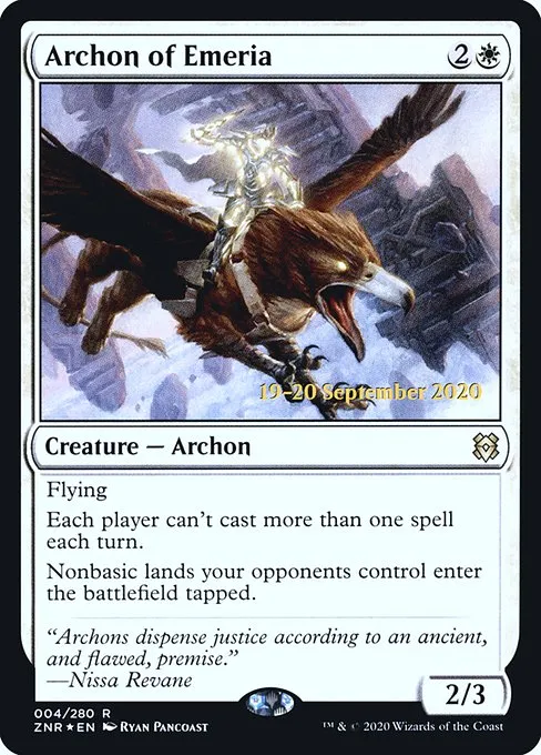 Archon of Emeria · Zendikar Rising Promos 4s/153
