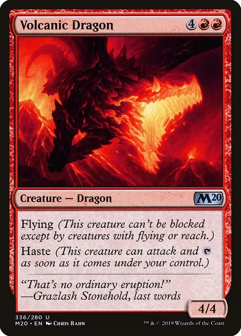 Volcanic Dragon · Core Set 2020 336/346