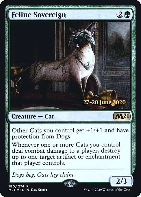 Feline Sovereign · Core Set 2021 Promos 180s/137