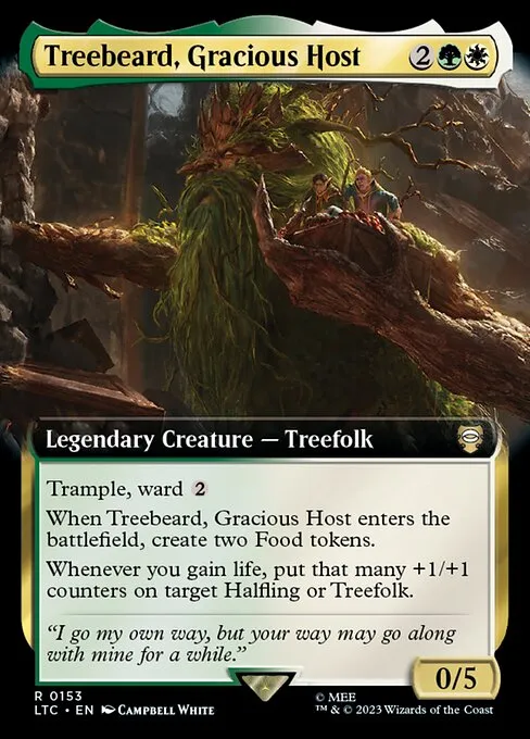Treebeard, Gracious Host · Tales of Middle-earth Commander 153/591