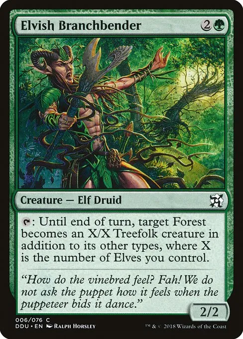 Elvish Branchbender · Duel Decks: Elves vs. Inventors 6/76