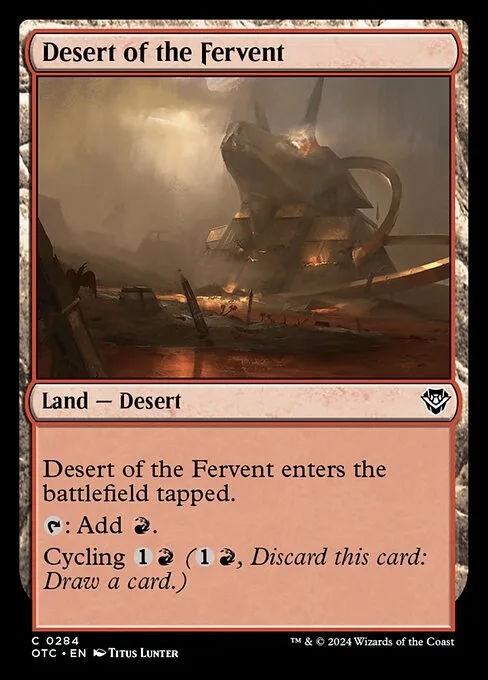 Desert of the Fervent · Outlaws of Thunder Junction Commander 284/342