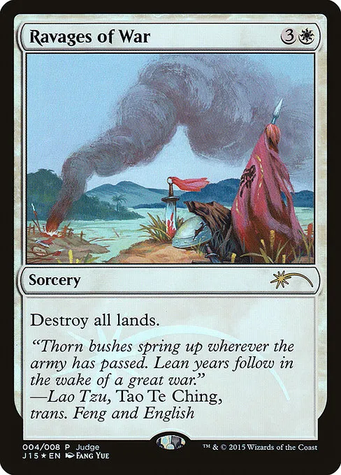 Ravages of War · Judge Gift Cards 2015 4/8